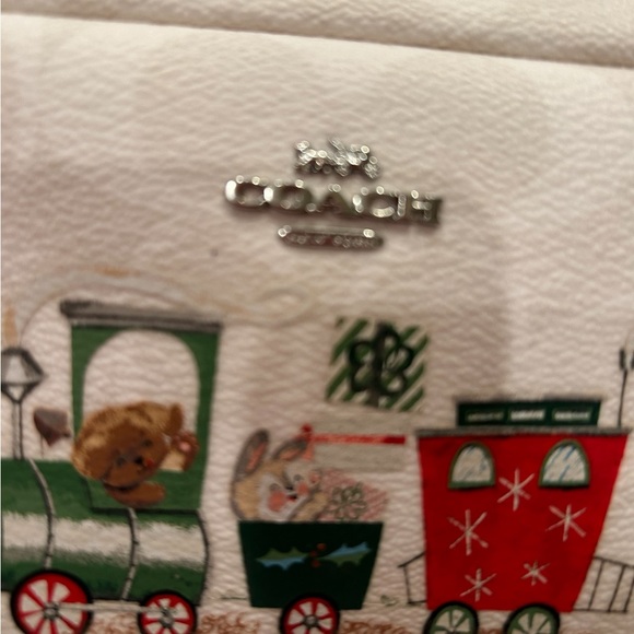 Coach make up bag x-mas rare - Picture 3 of 6